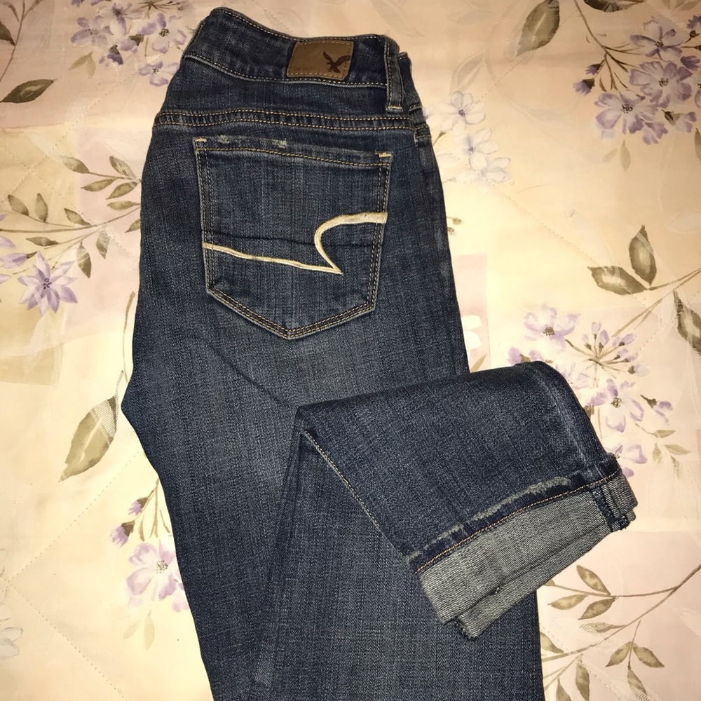American Eagle Outfitters Stretchy Blue Jeans